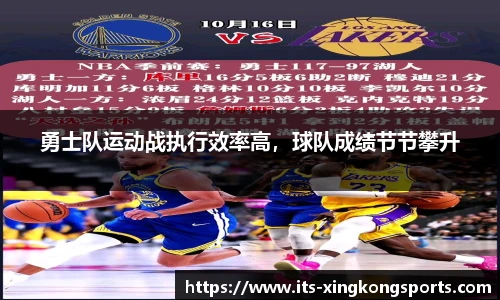 勇士队运动战执行效率高，球队成绩节节攀升